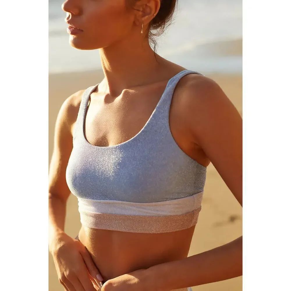 NWT Anthropologie Beach Riot Mackenzie Bikini Top Size M $98.00